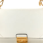 Agnello Old Shine F is Fendi Kan U Shoulder Bag White