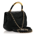 Lambskin Mini Carry Chic Flap Black