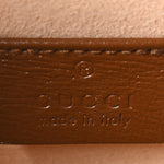 GG Supreme Monogram Mini Horsebit 1955 Shoulder Bag  Beige Brown Sugar