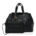 Calfskin Macrocannage Large Toujours Black