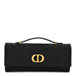 Technical Fabric Macrocannage Miss Caro Top Handle Pouch Black