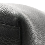 Pebbled Calfskin Medium Soho Chain Shoulder Bag Black