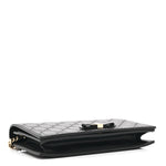 Guccissima Signature Bowy Chain Wallet Black