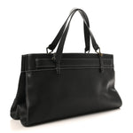 Calfskin Belted Pants Shoulder Bag Black