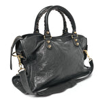 Agneau Giant 12 Gold Hardware City Gris Fossile