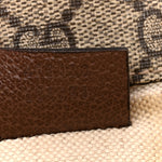 GG Supreme Monogram Neo Vintage Web Belt Bag Brown