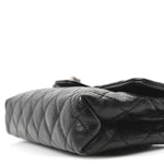 Glazed Calfskin Quilted 2.55 Reissue Flap Belt Bag Clutch 85 34 Black