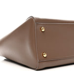 Calfskin Archetype Small Shopping Tote Light Brown