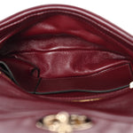Lambskin Mini GG Milano Top Handle Shoulder Bag Rosso Ancora