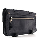 Snakeskin PS1 Pochette Clutch Blue