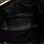 Snakeskin Large Luggage Black