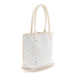 Goyardine Reversible Mini Anjou White