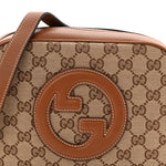 GG Supreme Calfskin Mini Blondie Bag Beige Ebony Sundial