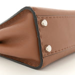 Cuoio Romano Selleria Bi-Color Mini Peekaboo Iconic Satchel Mou Milk