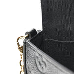 Empreinte Pochette Felicie Chain Wallet Black