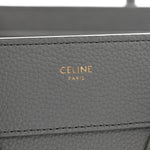 Baby Drummed Calfskin Micro Luggage Kohl