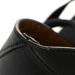 Shiny Calfskin Medium Puzzle Fold Tote Black
