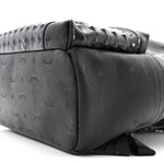 Nylon Monogram Studded Stark Medium Backpack Black