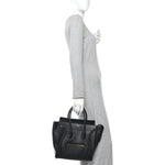 Smooth Calfskin Micro Luggage Black