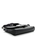 Re-Nylon Saffiano Triangle Shoulder Bag Black