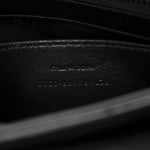 Calfskin Y Quilted Monogram Monochrome Small Loulou Chain Satchel Black
