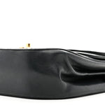 Lambskin Quilted Flap Bag Black