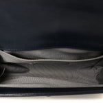Velvet Quilted Small Boy Flap Blue