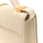 Box Calfskin 30 Montaigne Flap Bag Latte