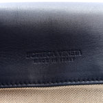 Denim Nappa Intrecciato Padded Messenger Abyss Indigo