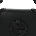 Roxy Calfskin Medium Blondie Top Handle Bag Black