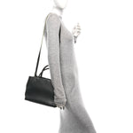 Vitello Elite Apple Charm Petite 2Jours Tote Black