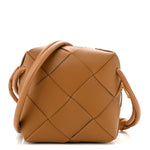 Lambskin Maxi Intrecciato Mini Cassette Camera Bag Acorn