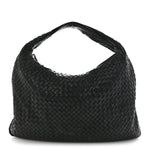 Nappa Intrecciato Large Veneta Hobo Black