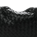 Calfskin Intrecciato Small Hop Black