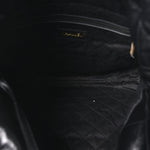Shiny Calfskin Quilted Small Chanel 22 Black