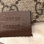 GG Supreme Monogram Neo Vintage Web Belt Bag Brown