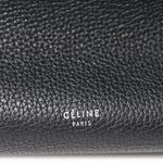 Supple Grained Calfskin Small Big Bag Black