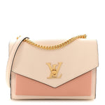 Soft Calfskin Mylockme Chain Bag BB Rose Trianon Quartz