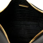 Saffiano Lux Mini Re-Edition Shoulder Bag Black