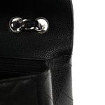 Caviar Quilted Jumbo Single Flap Black