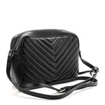 Calfskin Matelasse Monogram Lou Camera Bag Black
