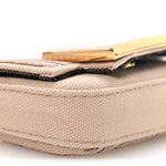 Canvas Vitello King FF Embroidered Nano Maxi Buckle Baguette Charm Nuvola