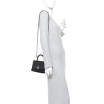 Caviar Quilted Extra Mini Coco Handle Flap Black