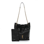 Lambskin Matelasse Monogram Medium Jamie 4.3 Pochon Black