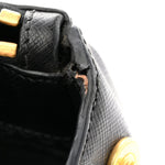 Saffiano Small Galleria Double Zip Tote Black