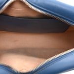 Calfskin Matelasse Aria Small GG Marmont Chain Shoulder Bag Clear Blue