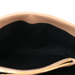 Calfskin Y Quilted Monogram Small Loulou Chain Satchel Dark Beige