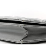 Lambskin Cannage Lady Dior Convertible Clutch Grey