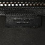 Calfskin Mini Pandora Box Logo Strap Crossbody Bag Black
