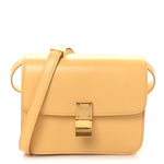 Liege Calfskin Teen Classic Box Flap Bag Sand